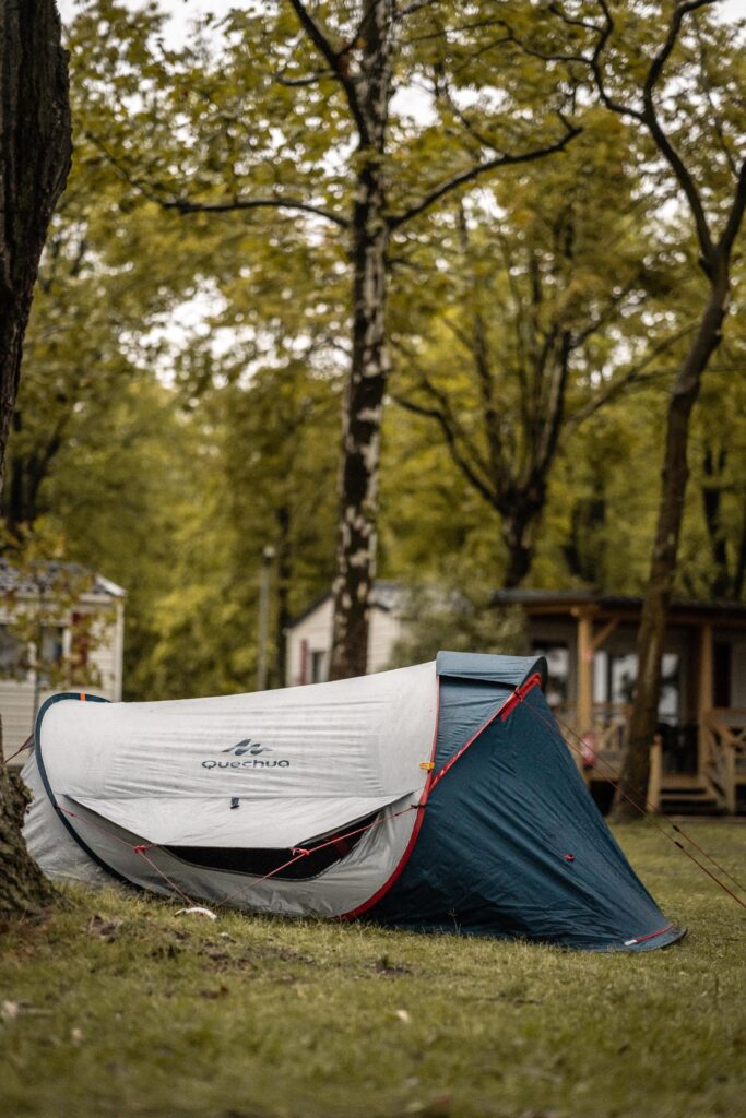 Pole namiotowe nad Balatonem
