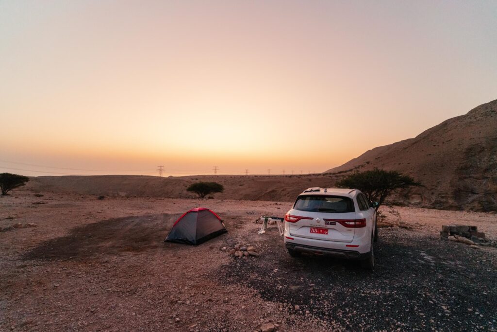 namiot Wadi Shab