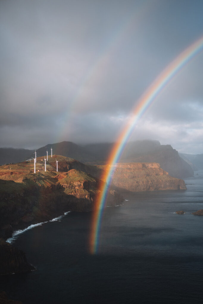Miradouro da Ponta do Rosto, widok na półwysep świętego Wawrzyńca, Madera