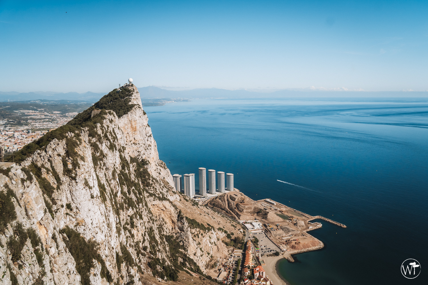 widoki skała gibraltarska 