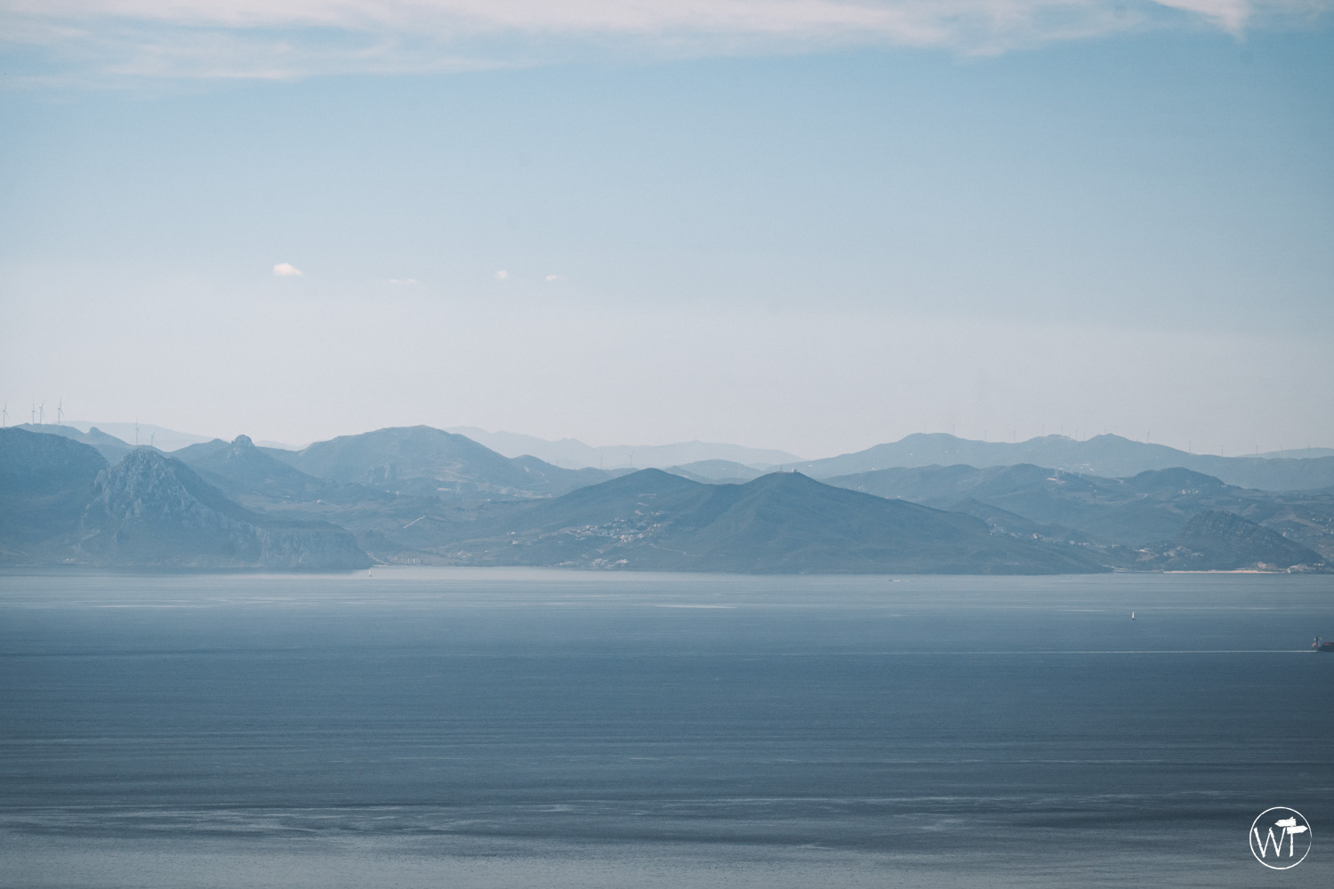 widok na Afrykę, Gibraltar